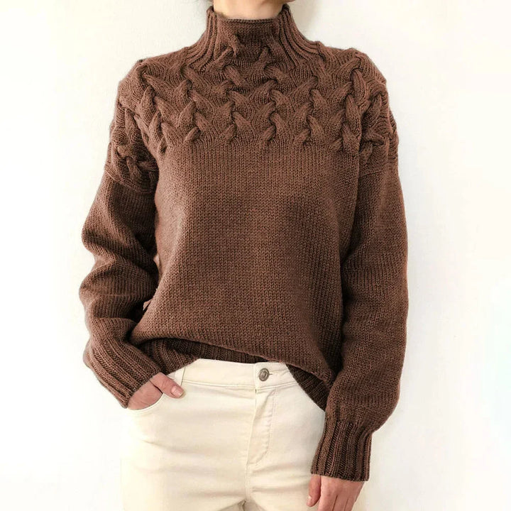 Eleanor™ | Cozy High-Neck Sweater