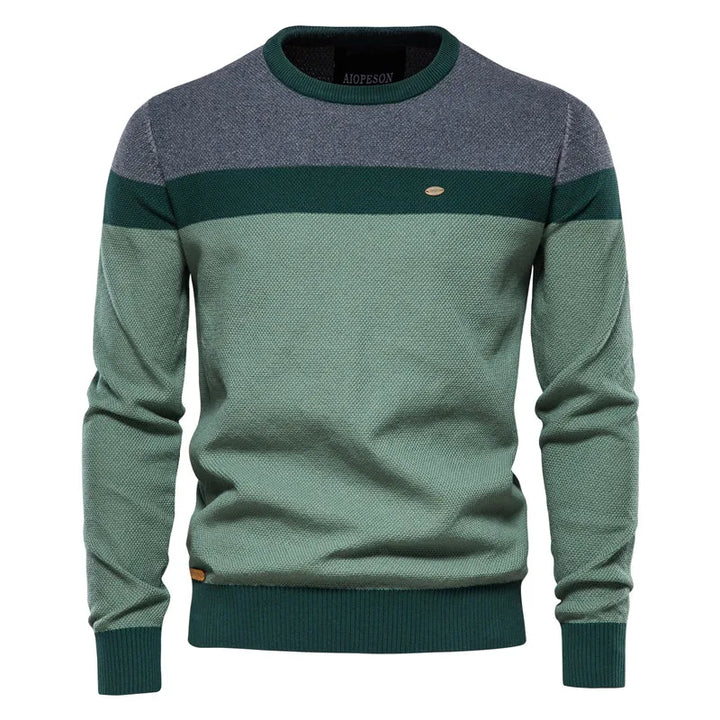 Kasper™ | Colorblock Knit Sweater