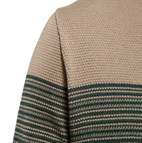 Oskar™ | Colour-Block Ribbed Knit Sweater