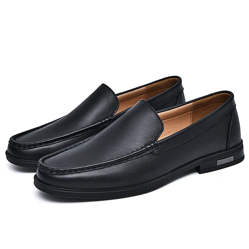 Savino Leather Loafers