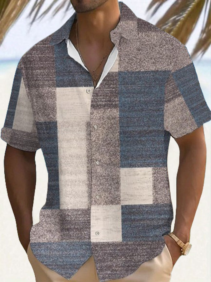 Aaron | Casual Relaxed Fit Button-Up Shirt