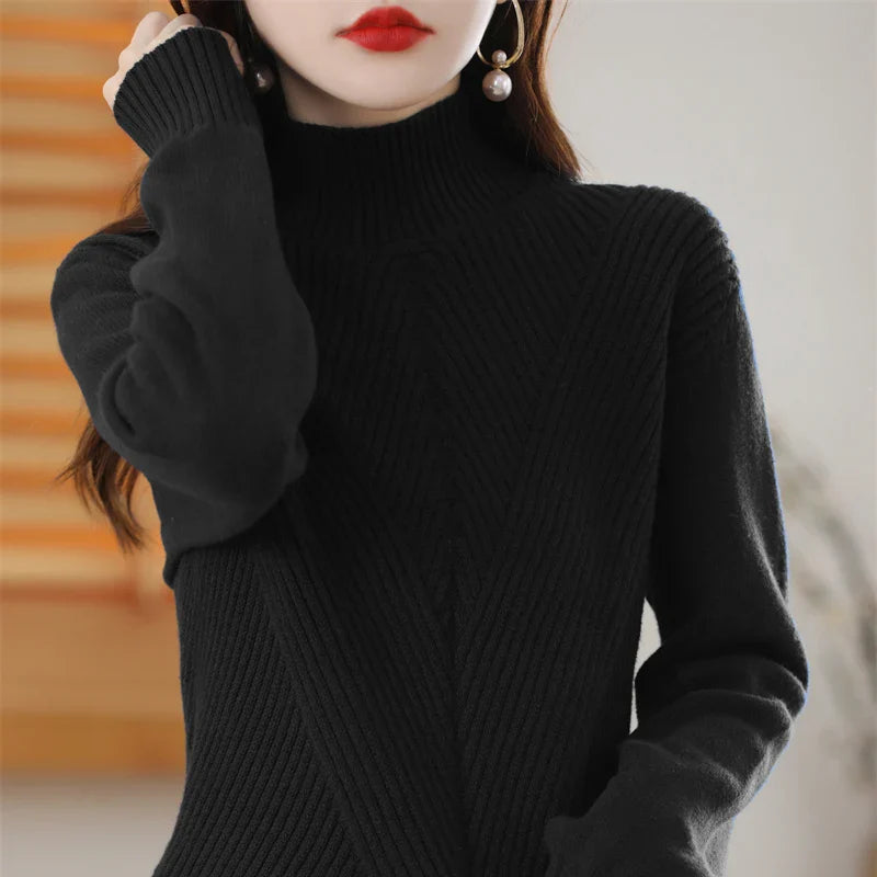 Nora™ | Ribbed Turtleneck Sweater
