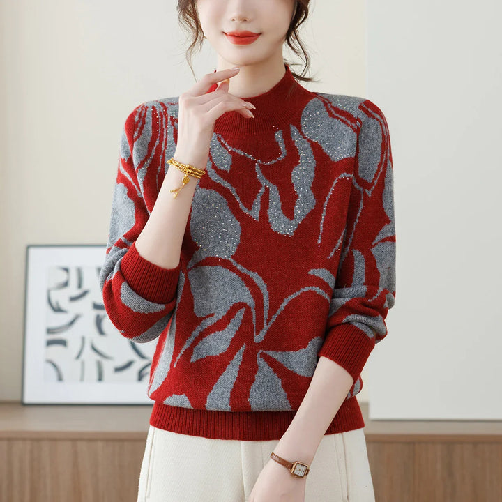 Elise™ | Floral Patterned Sweater