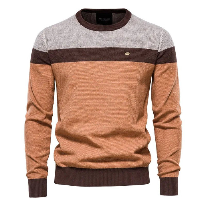 Kasper™ | Colorblock Knit Sweater