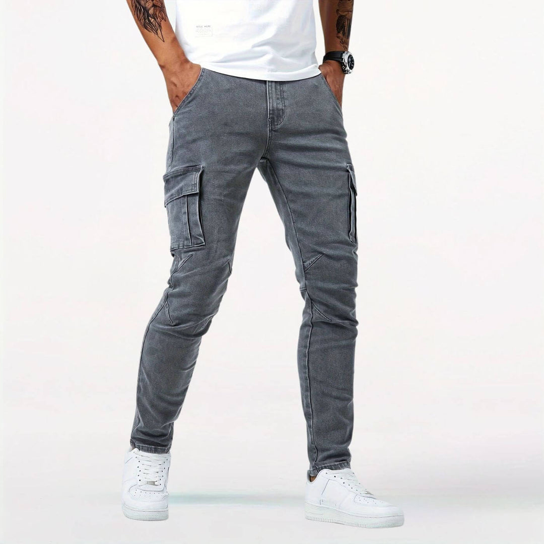 William™ - Denim Jeans Stretch Cargo Pants