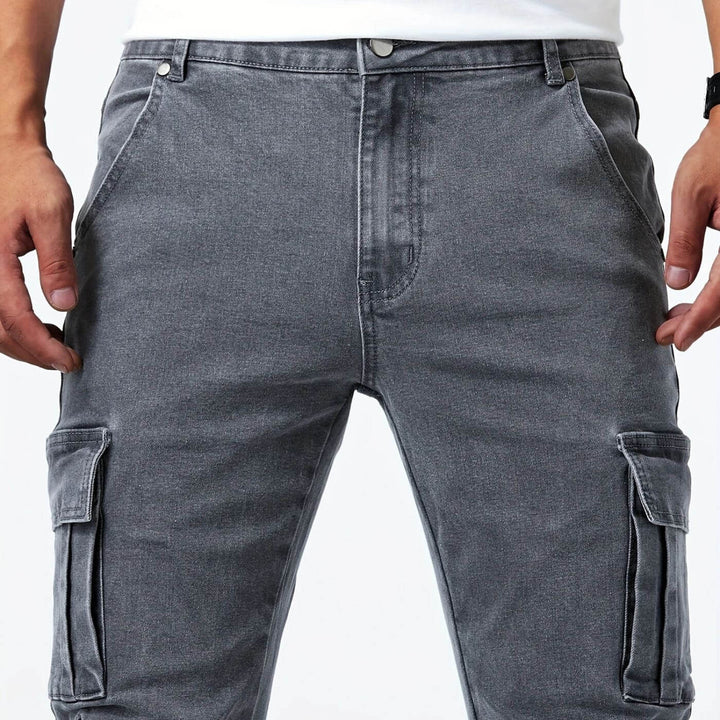 William™ - Denim Jeans Stretch Cargo Pants