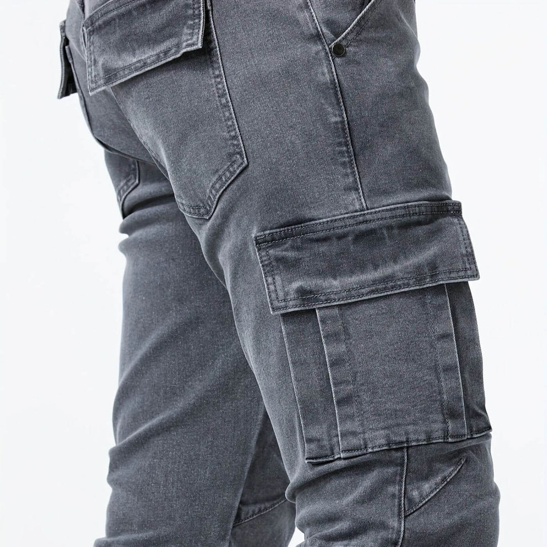 William™ - Denim Jeans Stretch Cargo Pants