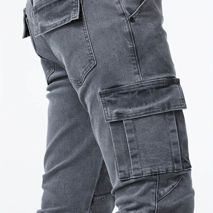 William™ - Denim Jeans Stretch Cargo Pants
