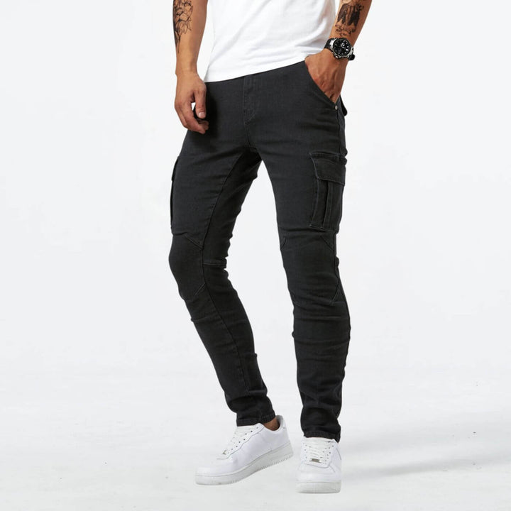 William™ - Denim Jeans Stretch Cargo Pants