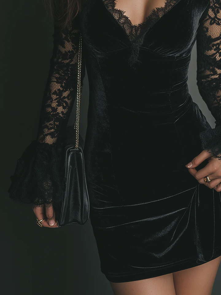 Vespera™ | Lace Mini Dress