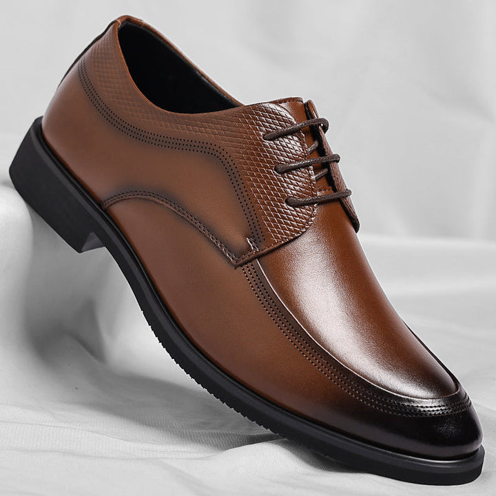 Oxbrano™ | Gloss Leather Oxford Shoes