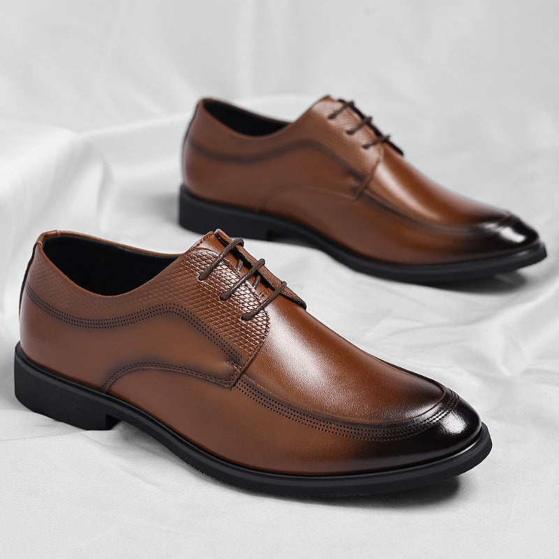 Oxbrano™ | Gloss Leather Oxford Shoes
