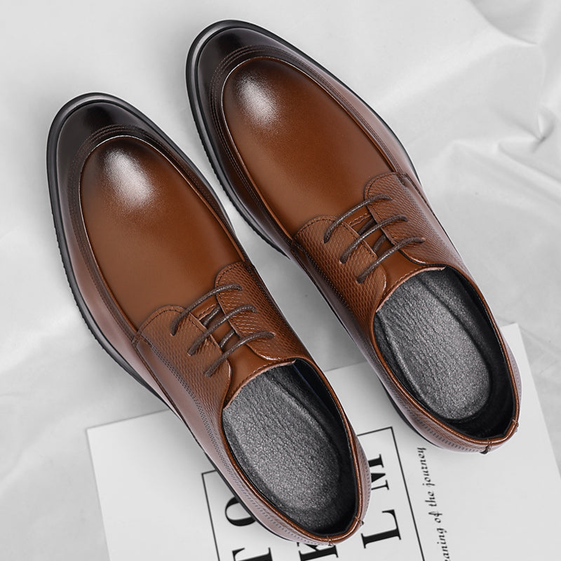 Oxbrano™ | Gloss Leather Oxford Shoes