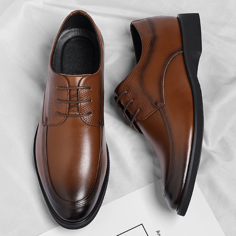 Oxbrano™ | Gloss Leather Oxford Shoes