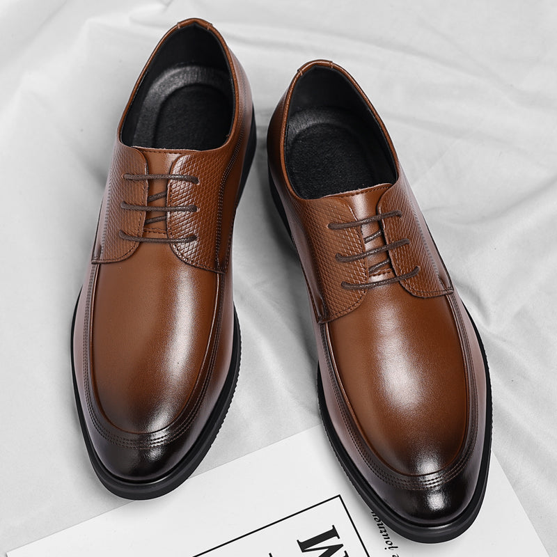 Oxbrano™ | Gloss Leather Oxford Shoes