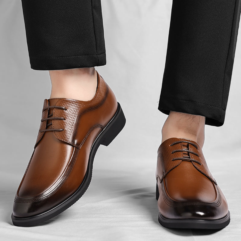 Oxbrano™ | Gloss Leather Oxford Shoes