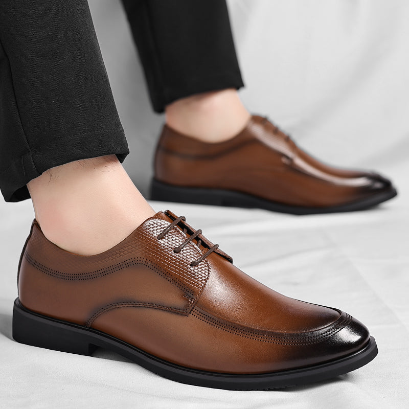 Oxbrano™ | Gloss Leather Oxford Shoes
