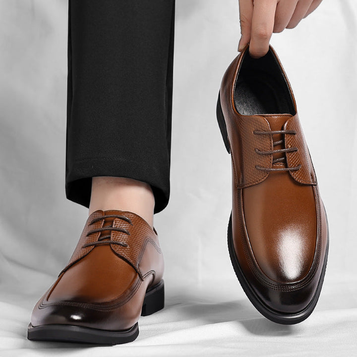 Oxbrano™ | Gloss Leather Oxford Shoes