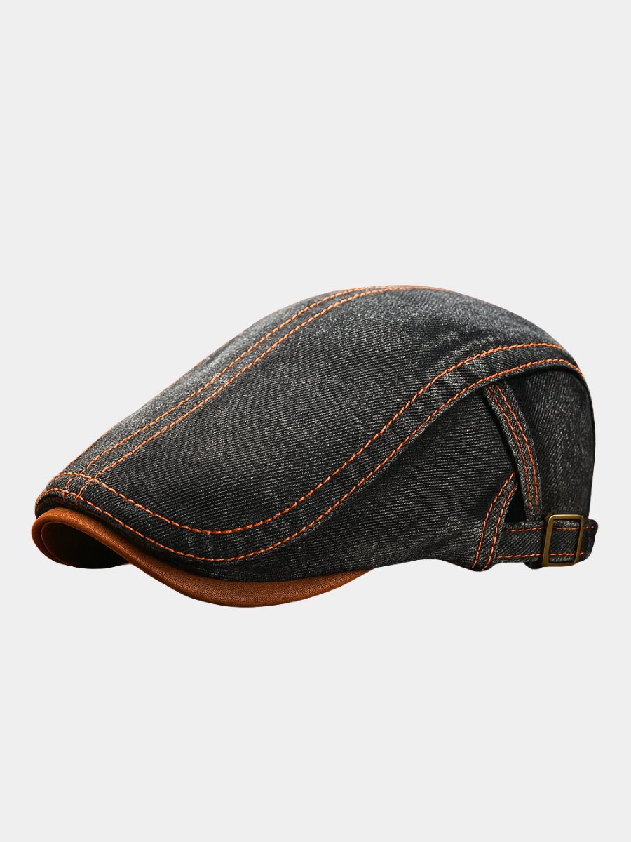 Denvara™ | Heritage Denim Flat Cap