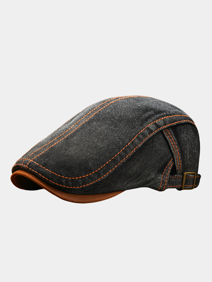 Denvara™ | Heritage Denim Flat Cap