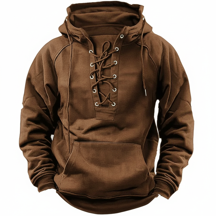 Riven™ | Crisscross Lace-Up Hoodie