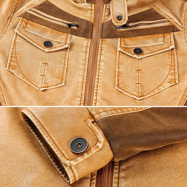 Legendair™ | Heritage Utility Leather Jacket