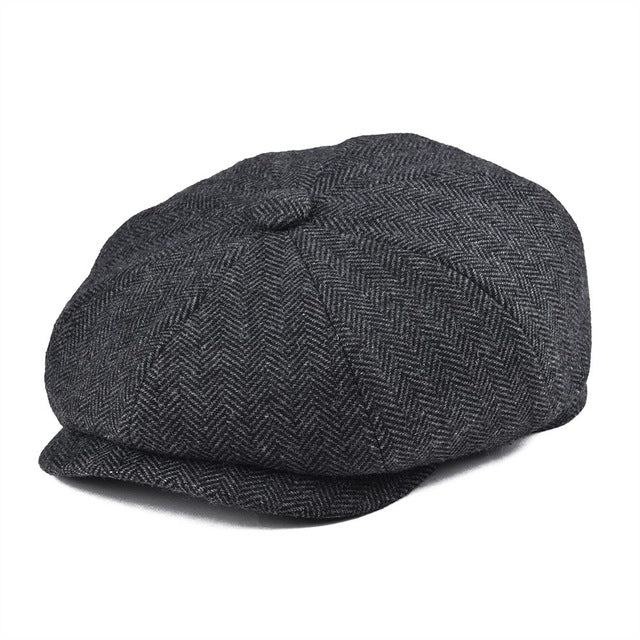 Harriden™ | Classic Herringbone Newsboy Cap