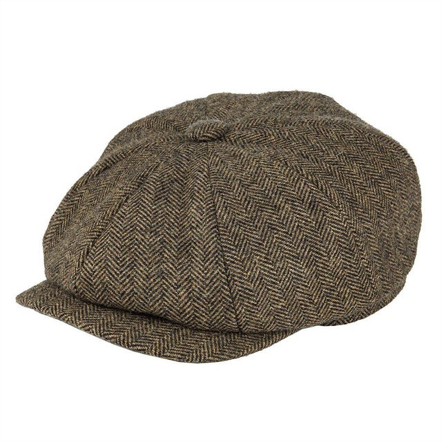 Harriden™ | Classic Herringbone Newsboy Cap