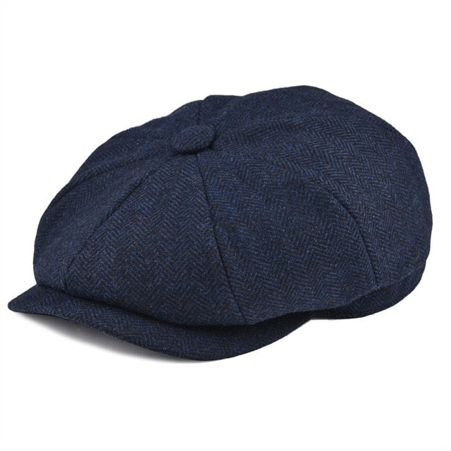 Harriden™ | Classic Herringbone Newsboy Cap