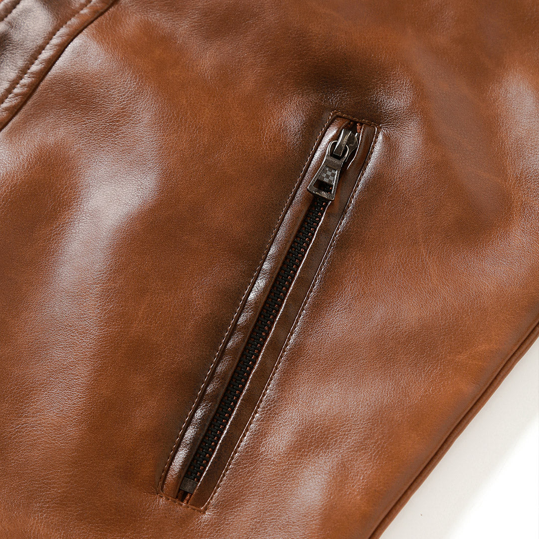 Rovaryn™ | Cruiser Leather Jacket