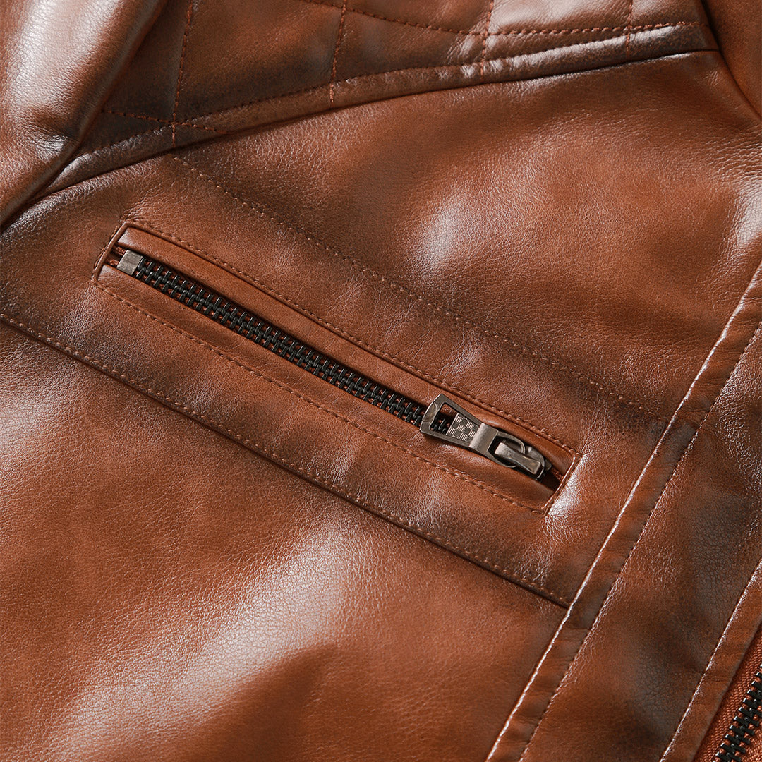 Rovaryn™ | Cruiser Leather Jacket